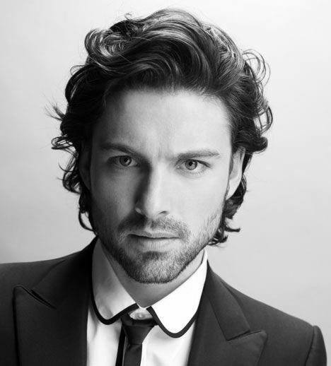 Male With Medium Thick Flow Hair