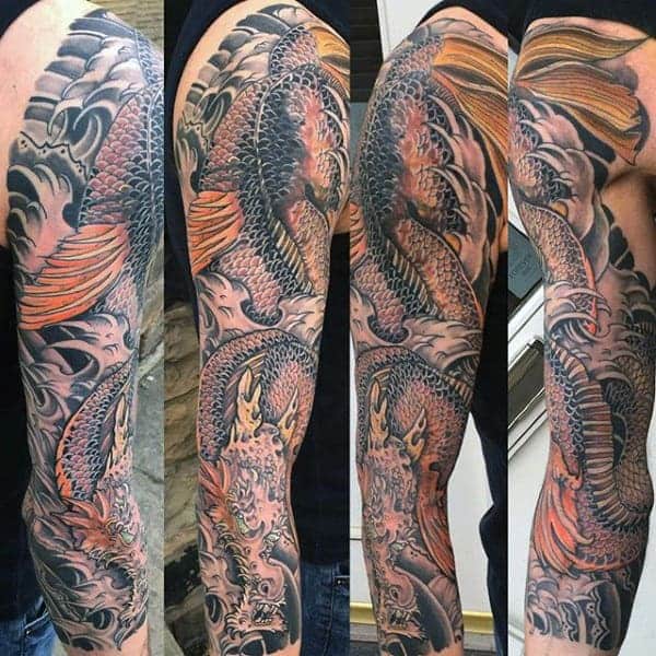 male-with-scaly-dragon-japanese-sleeve-tattoo