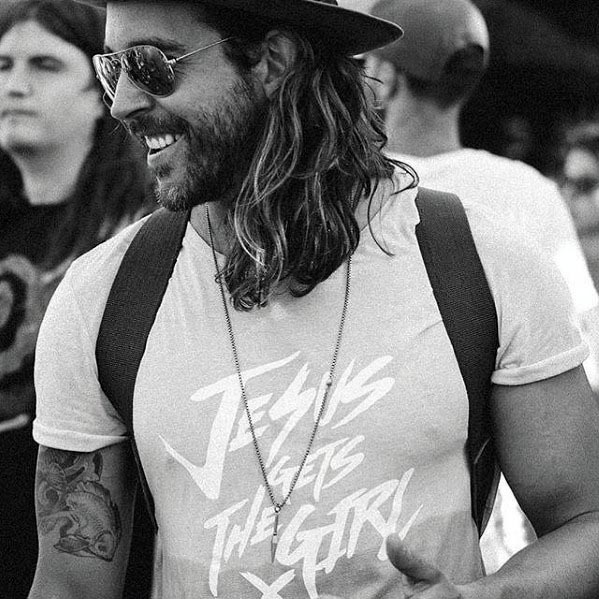 Male With Short Beard Style