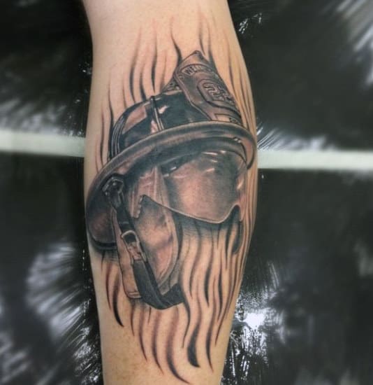 Maltese Cross Tattoos Firefighter For Males