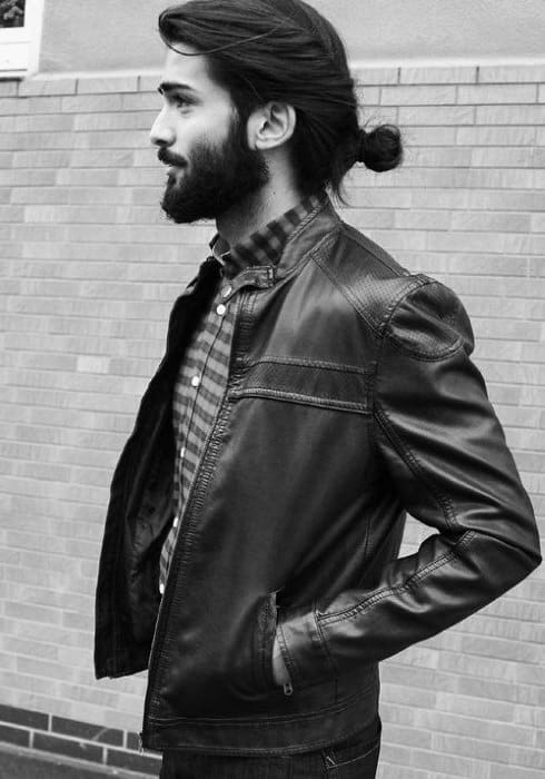 Man Bun Samurai Hairstyle For Gentemen