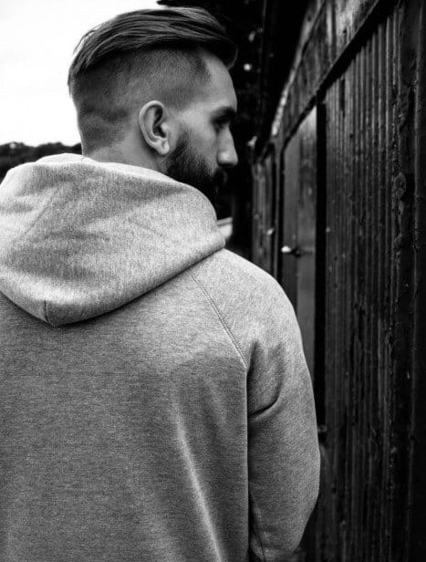 Man With Beard And Undercut Hairstyle