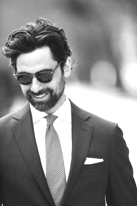 Man With Business Styled Hair