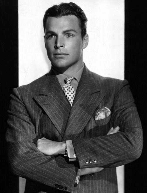 Man With Classic 1930s Haircut