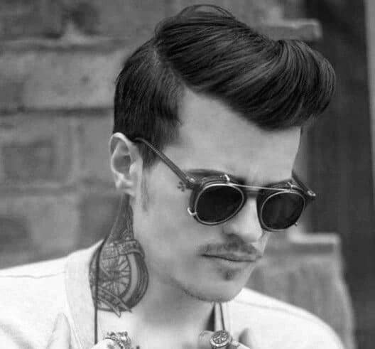 Man With Classic Front Flip Hairstyle