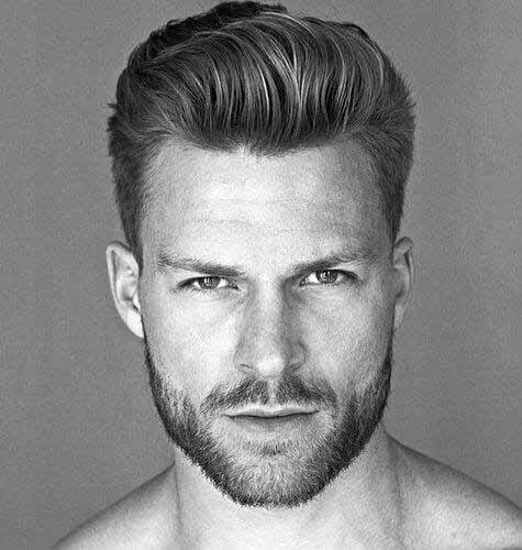 Man With Refined Modern Hairstyle Look