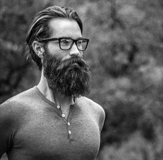 Man With Slicked Back Flow Hairstyle