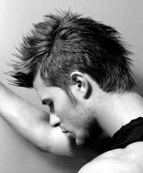 Man With Spiky Haircut