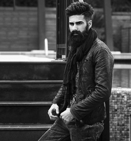 Man With Thick Medium Length Hair