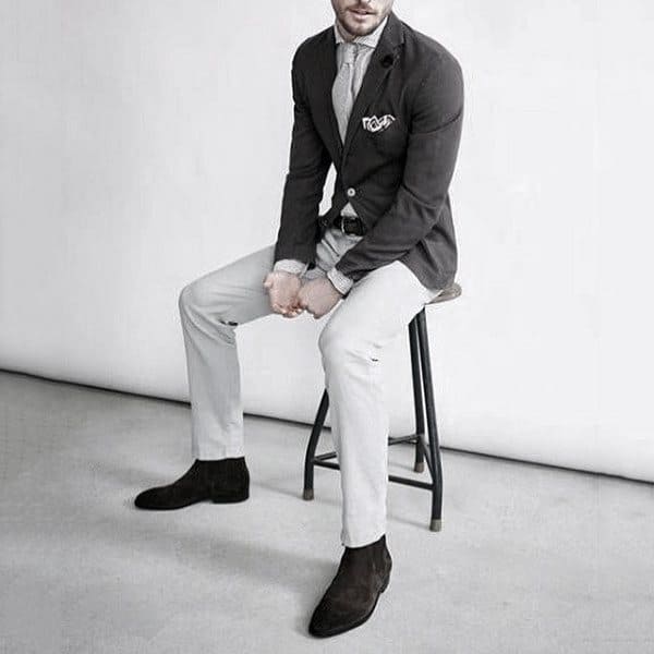 Man With Trendy Outfits Fashionable Style Look