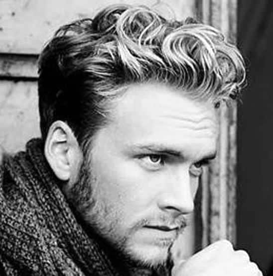 Man With Wavy Hairstyle