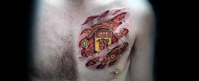 Manchester United Tattoo Designs For Men