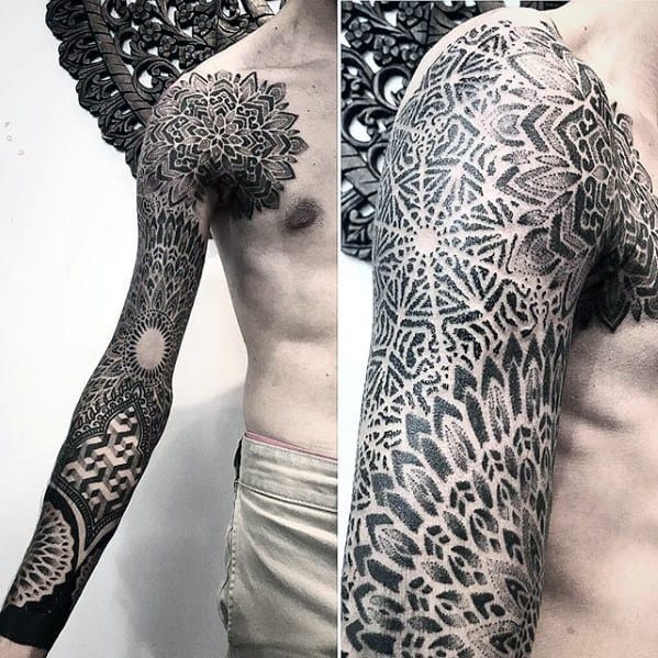 Mandala Tattoos Men