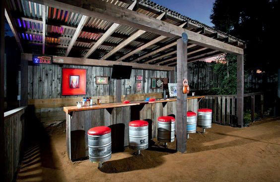 Manly Backyard Shed Bar Ideas