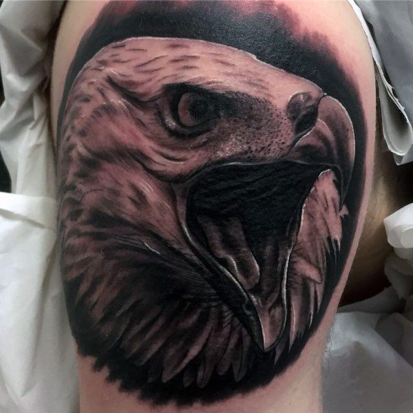 Manly Badass Eagle Tattoos For Males