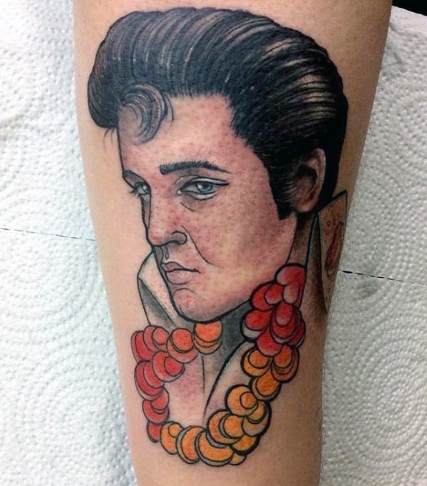 Manly Elvis Presley Tattoo Design Ideas For Men