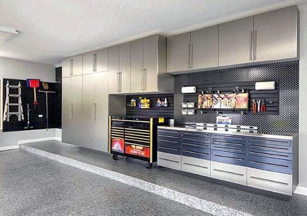 heavy-duty stainless steel garage storage 