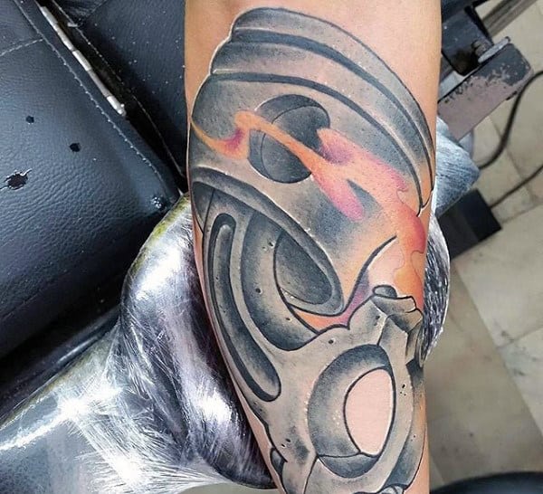 Manly Ink Tattoo Ideas For Men With Pistons