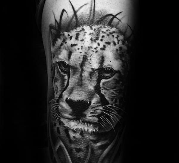 Manly Leopard Mens Arm Tattoos