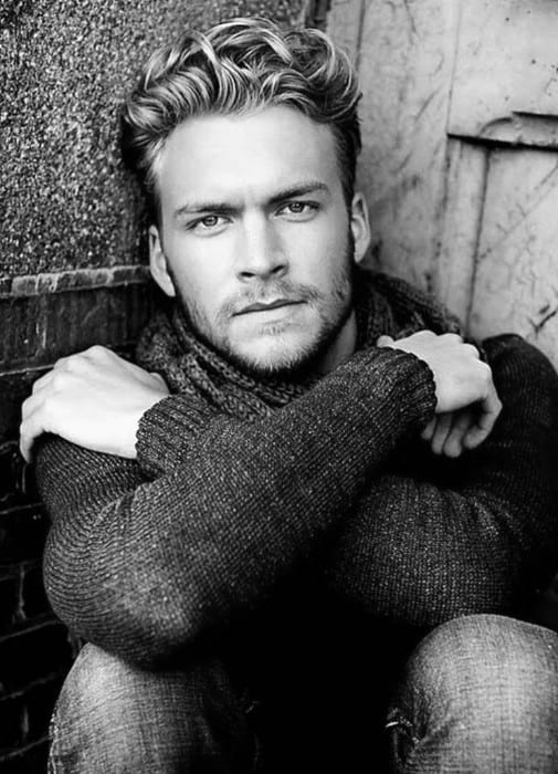 Manly Short Curly Hair Men