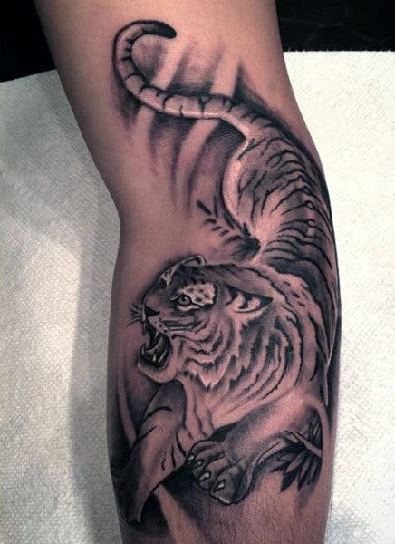 Manly Tiger Claws Tattoo Bicep