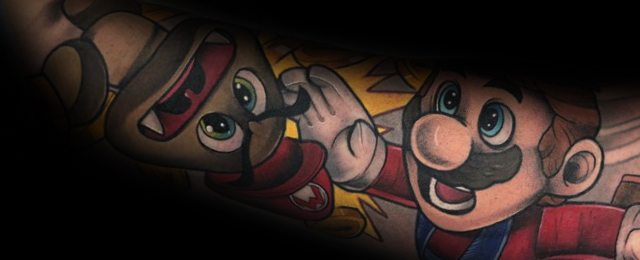 Mario Tattoo Ideas For Men