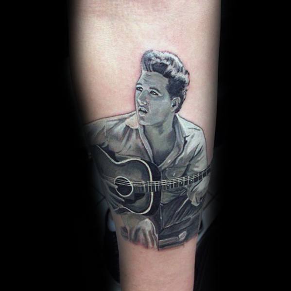 Masculine Elvis Presley Tattoos For Men