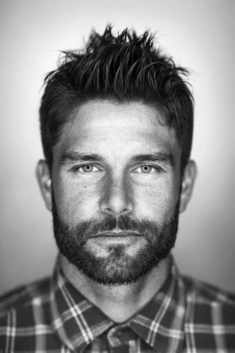 Masculine Faux Hawk Hairstyle For Men