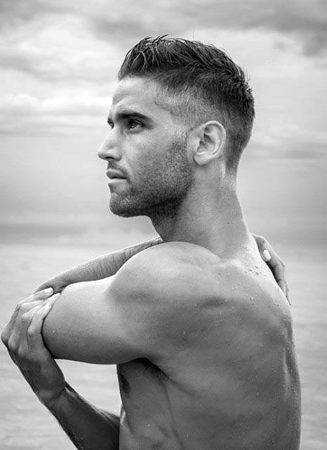 Masculine Fohawk Mens Low Fade Hair Inspiration