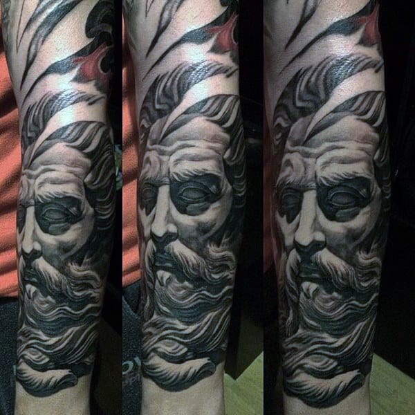 Masculine Forearm Half Sleeve Tattoos For Men