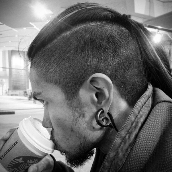 Masculine Guys Long Undercut Hairstyle Ideas
