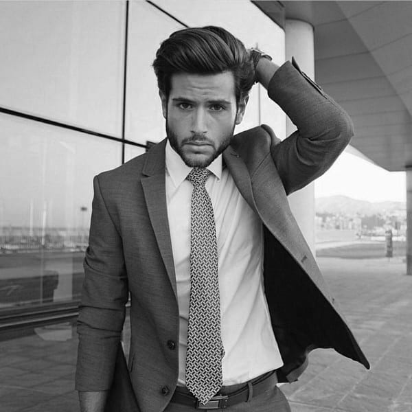 Masculine Guys Professional Hairstyles For Long Hair To Medium Length