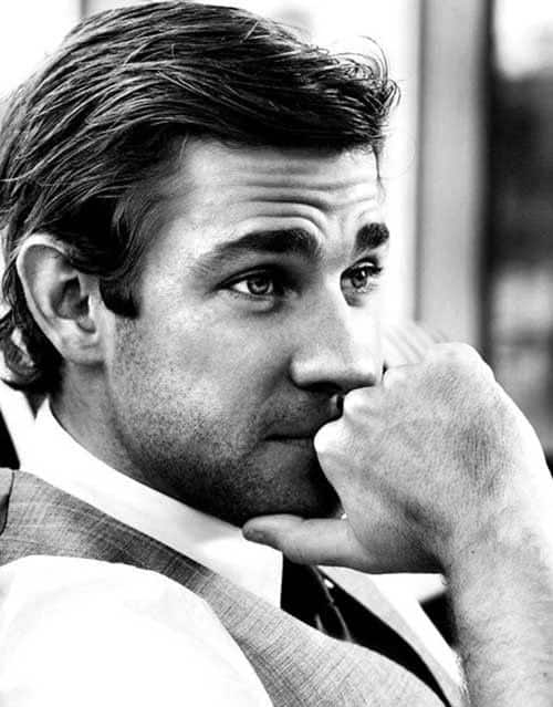 Masculine Male Hairstyles Thick Medium Length Hair