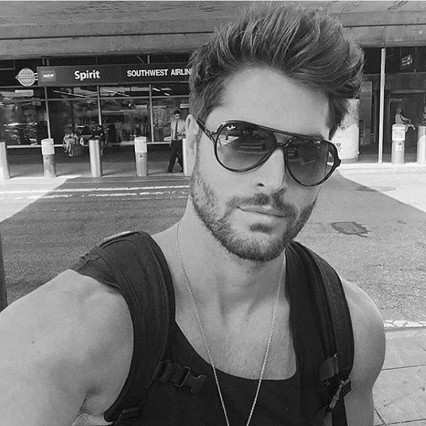 Masculine Male Medium Length Hair Styles