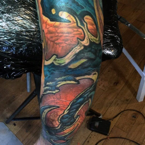 Masculine Mens Elbows Tattoos