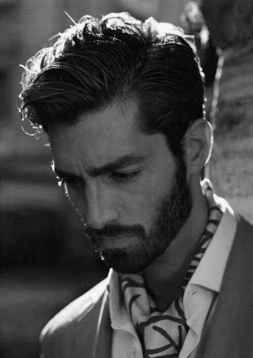 Masculine Mens Hairstyle For Short Thick Hair