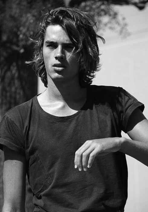 Masculine Mens Surfer Hair