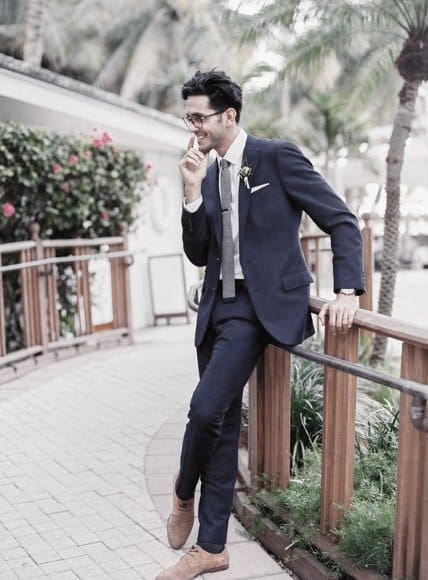 Masculine Navy Blue Suit Style Ideas For Men