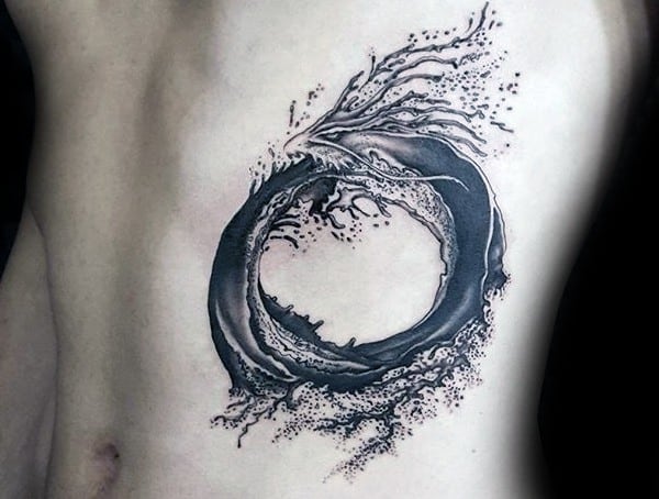 Masculine Ouroboros Meaning Symbolic Mens Tattoo Design Ideas