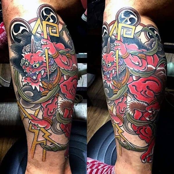 masculine-raijin-tattoos-for-men