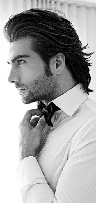 Masculine Slicked Back Flow Hairstyles For Males