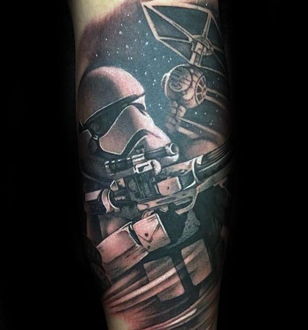 Masculine Stormtrooper Forearm Sleeve For Guys