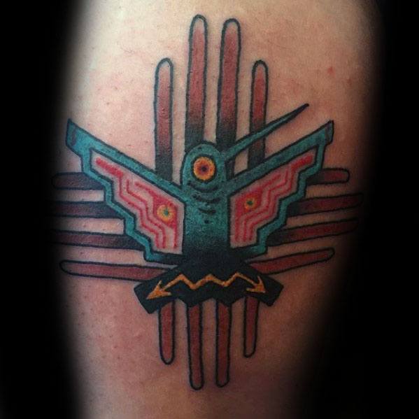 Masculine Zia Tattoos For Men Retro Design On Arm