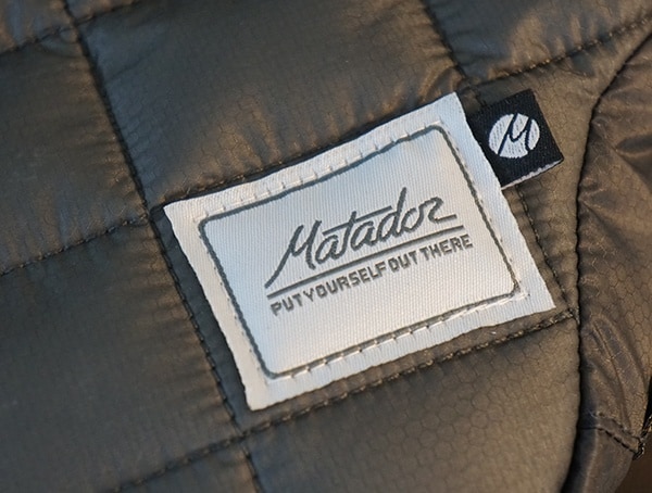 Matador Camera Base Layer Padded Performance Synethic Down Filling Sorona