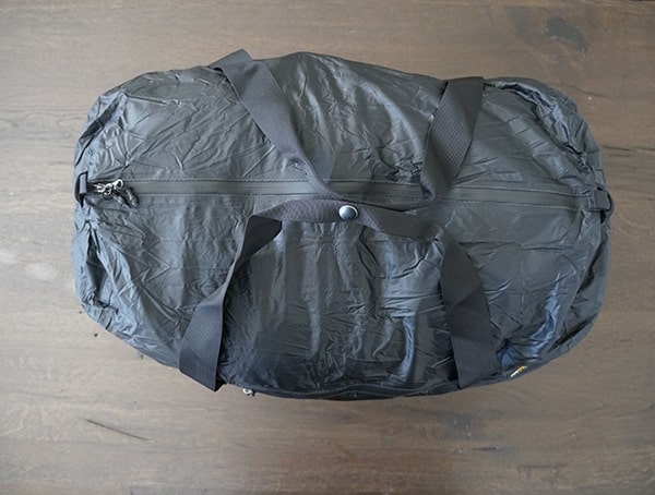 Matador Transit 30 Ultralight Duffle Bag Top View With Handle