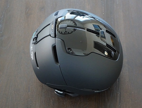 Matte And Gloss Black Poc Obex Spin Ski Helmet