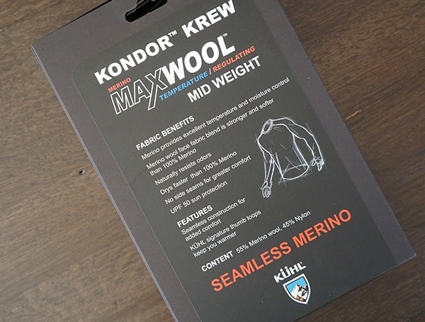 Maxwool Mid Weight Mens Baselayer Kuhl Kondor Krew