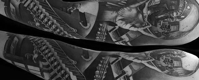 Mc Escher Tattoo Designs For Men