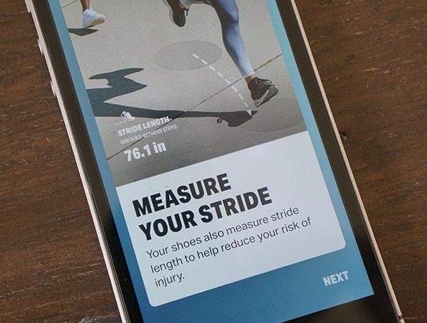 Measure Your Stride Under Armour Hovr Sonic App