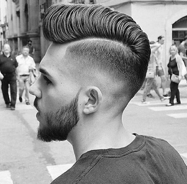 Medium Length Hair Cuts For Men Hard Part